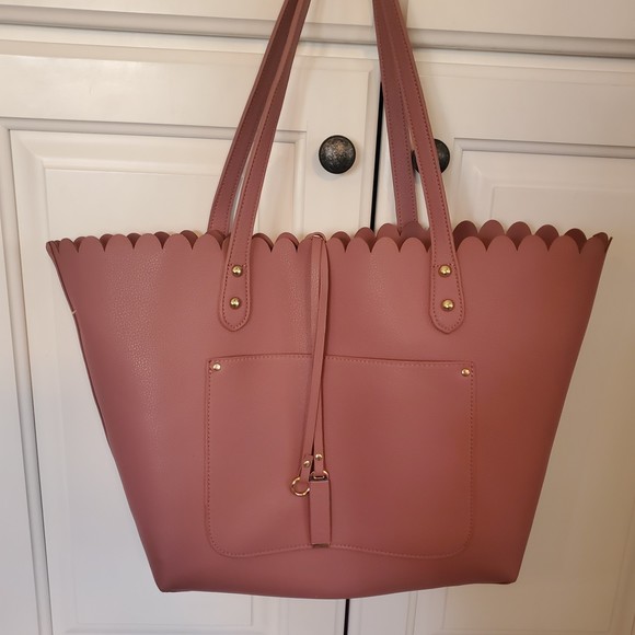 Large **Moda Lux Blush Pink Purse** - Picture 4 of 7